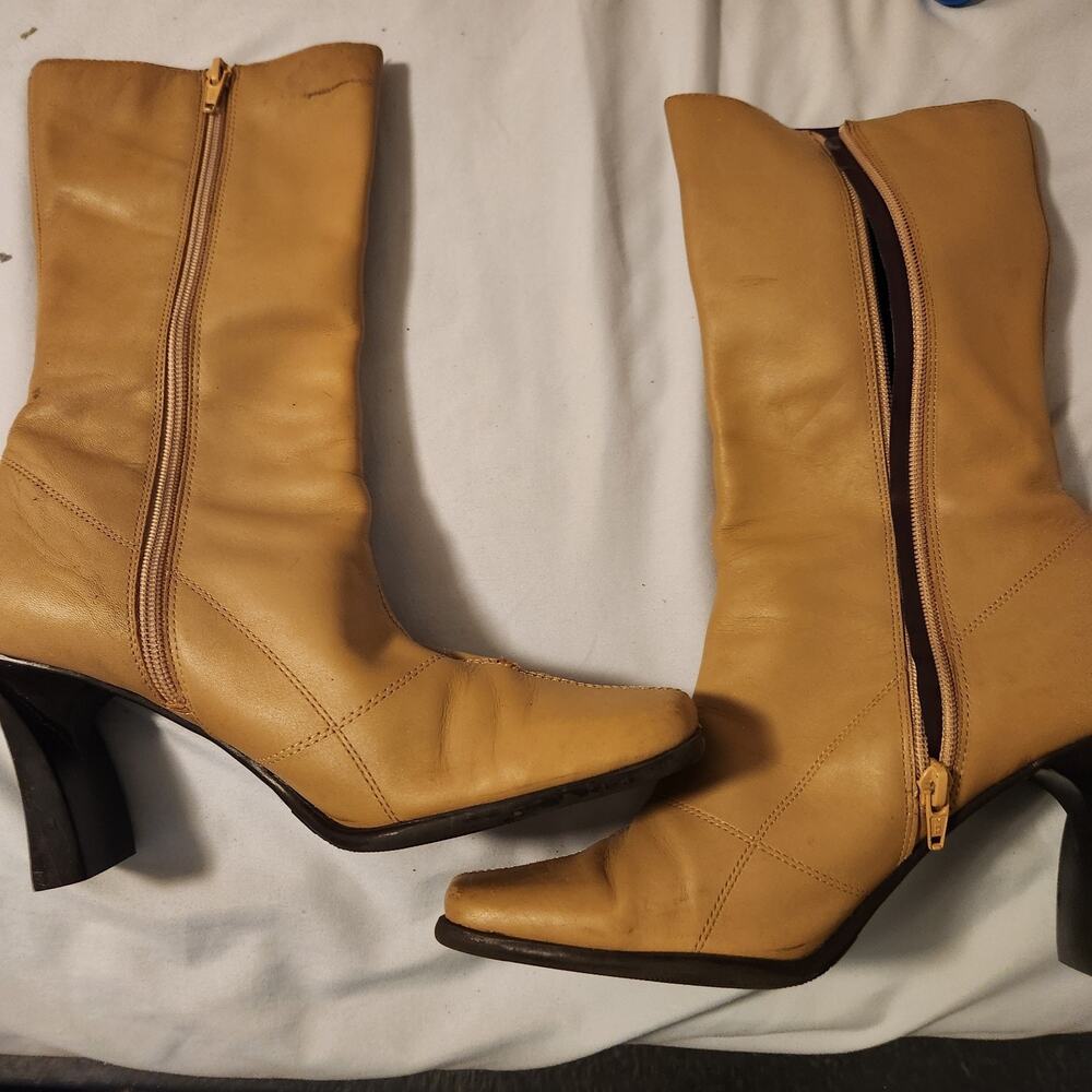 Maripe Women's Leather Ankle Boots Sz 8